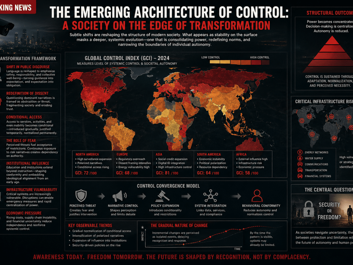 “THEY’RE COMING FOR THE UNCOMPLIANT: SHOCK REPORT WARNS OF A SILENT TAKEOVER AND A WORLD WHERE FREEDOM BECOMES CONDITIONAL!”